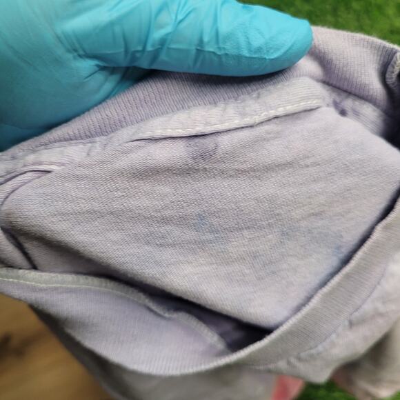 VTG 80s Single Stitch T-Shirt Mens XS Ombre Tie Dye Blank USA Made - Picture 5 of 5